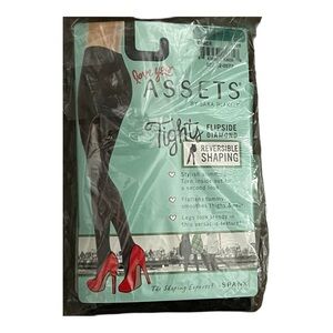 Love Your Assests Sara Blakely Spanx Black Size‎ 3 Flipside Diamond Tights NWT
